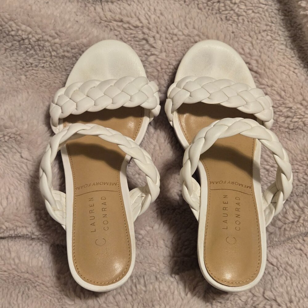 LC Lauren Conrad Idelle 2 Women's Wedge Sandal Size 6 - Picture 1 of 12